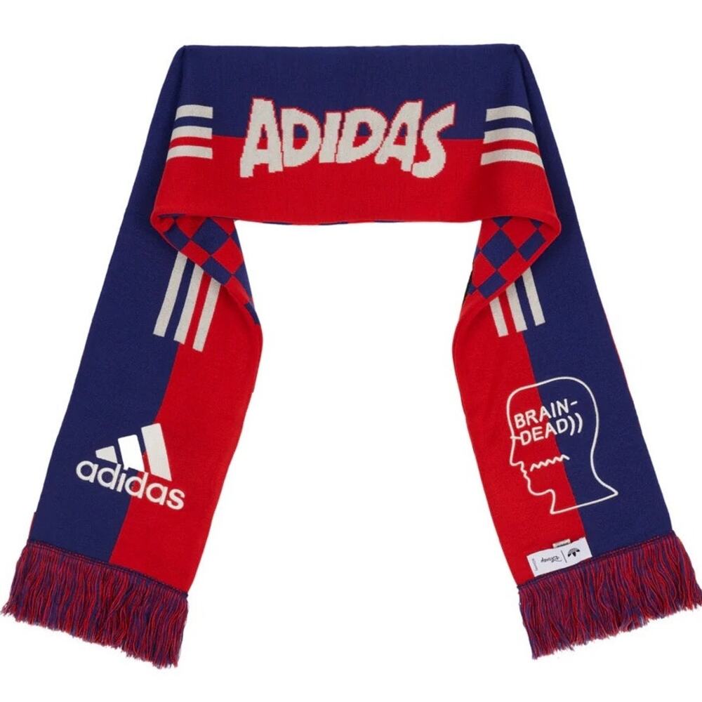 adidas Originals x Brain Dead x Disney Bandana Scarf Better Scarlet Blue